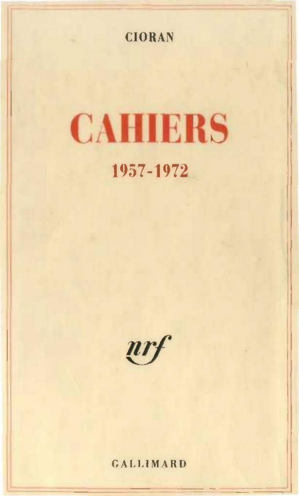 Cahiers, 1957-1972