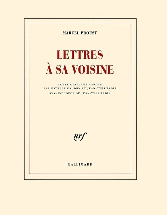 Lettres à sa voisine