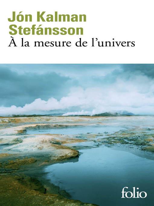 À la mesure de l'univers