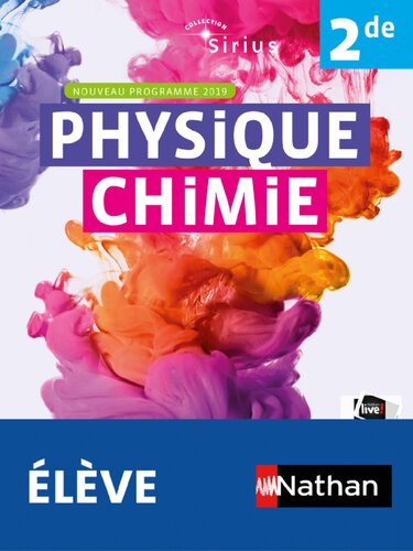 Physique chimie, 2de : nouveau programme 2019