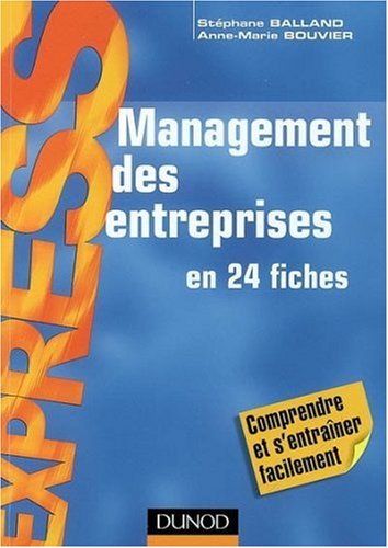 Management des entreprises en 24 fiches