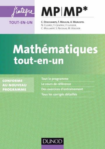 Mathematiques Tout-En-Un MP-MP* - Conforme Au Nouveau Programme