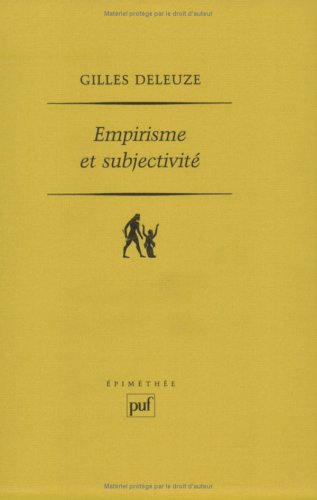 Empirisme Et Subjectivite