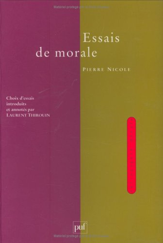 Essais De Morale (Philosophie Morale) (French Edition)