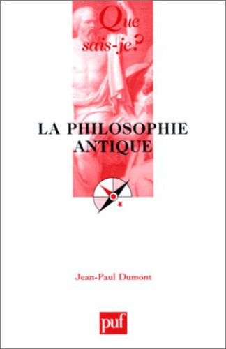 La philosophie antique