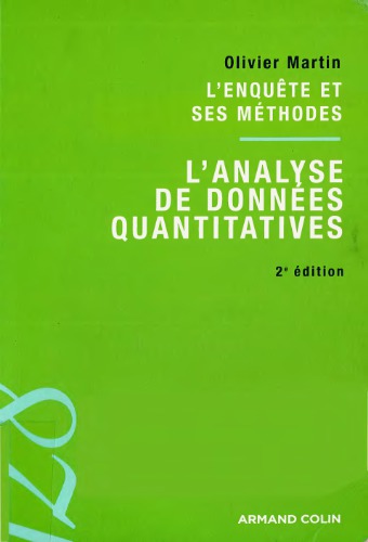 L'analyse de données quantitatives