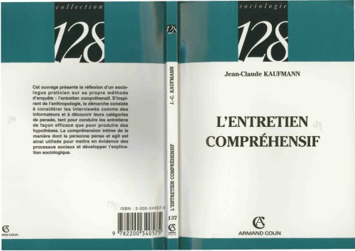 L'entretien compréhensif