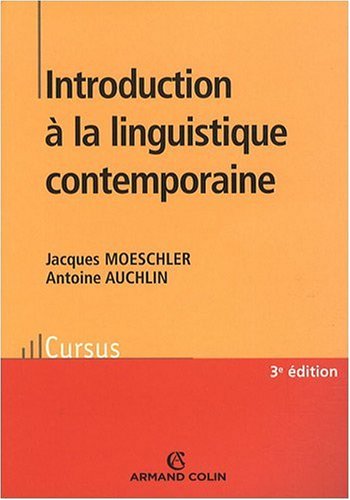 INTRODUCTION À LA LINGUISTIQUE CONTEMPORAINE 3ED.