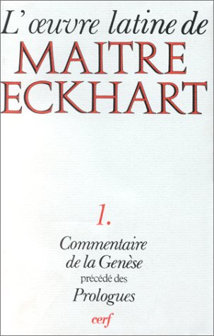 L'œuvre Latine De Maître Eckhart