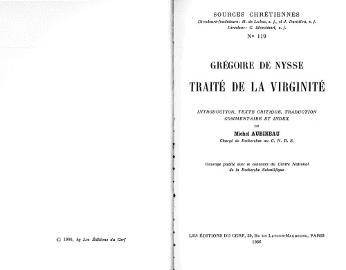 Traité de la virginité