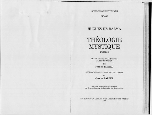 Theologie Mystique