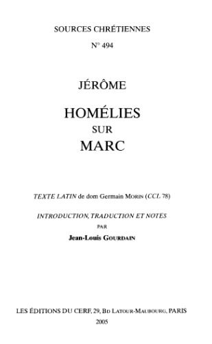 Homélies sur Marc