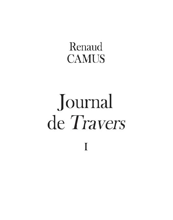 Journal de Travers