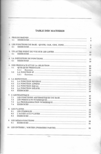 COMMON LISP : une introduction à la programation.