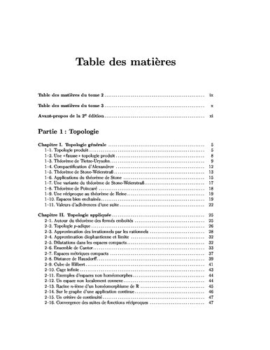 Exercices de Mathématiques pour l'Agrégation, Analyse I