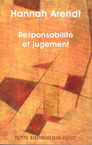 Responsabilité et jugement