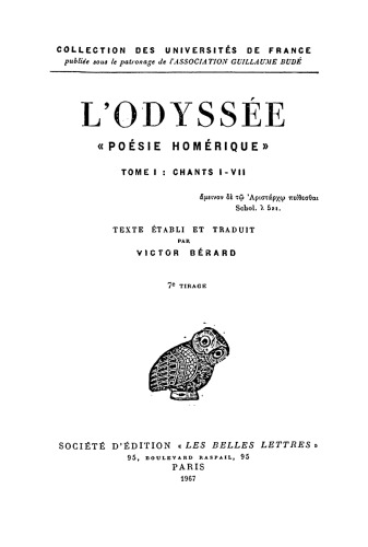 Homere, L'Odyssee