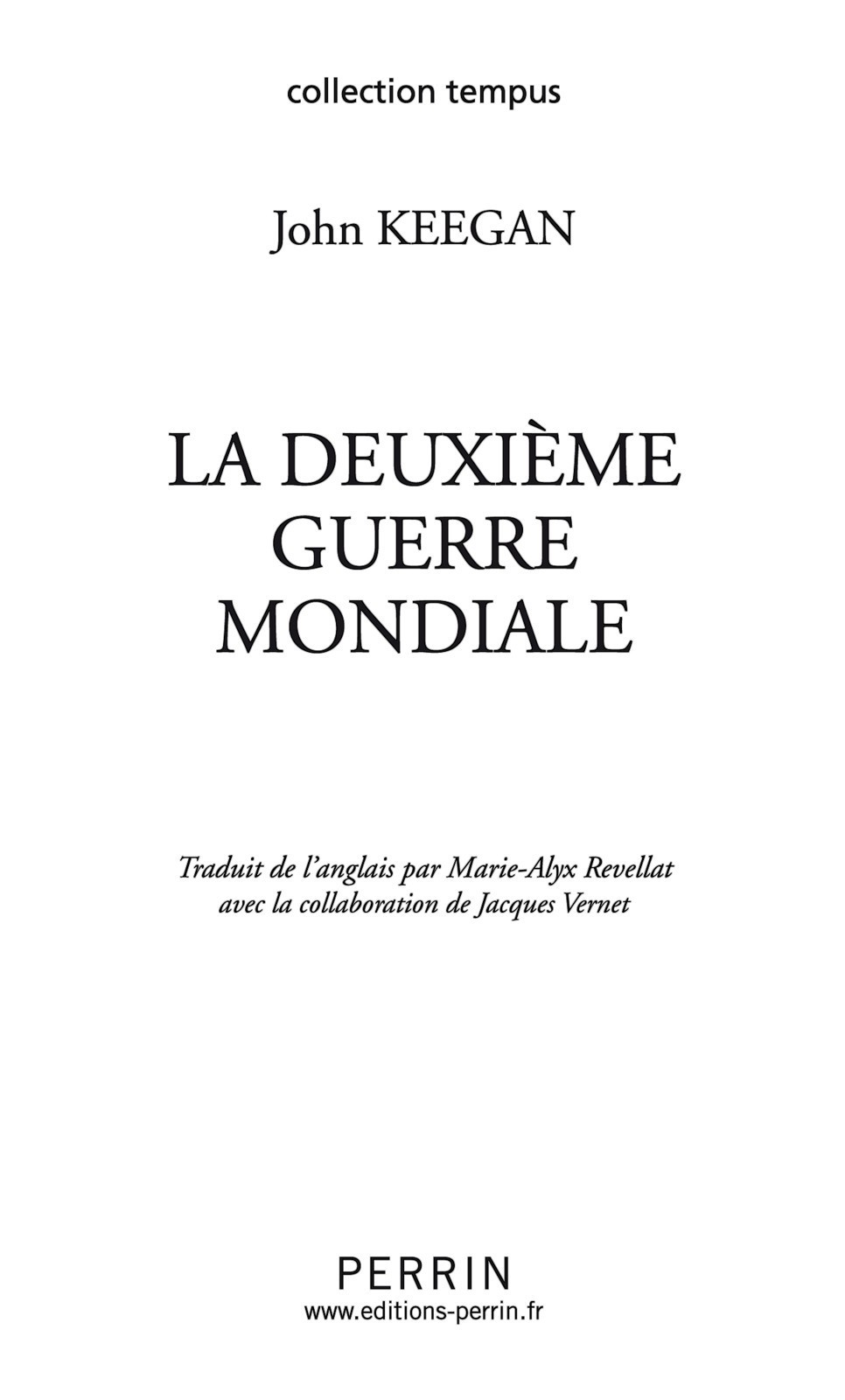 La Deuxième guerre mondiale