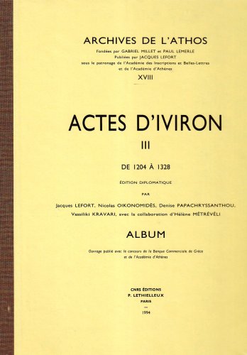 Actes D'Iviron. III