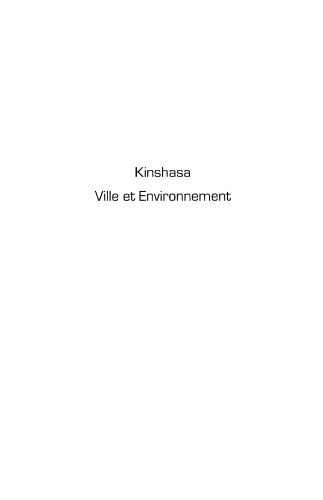 Kinshasa ville et environnement