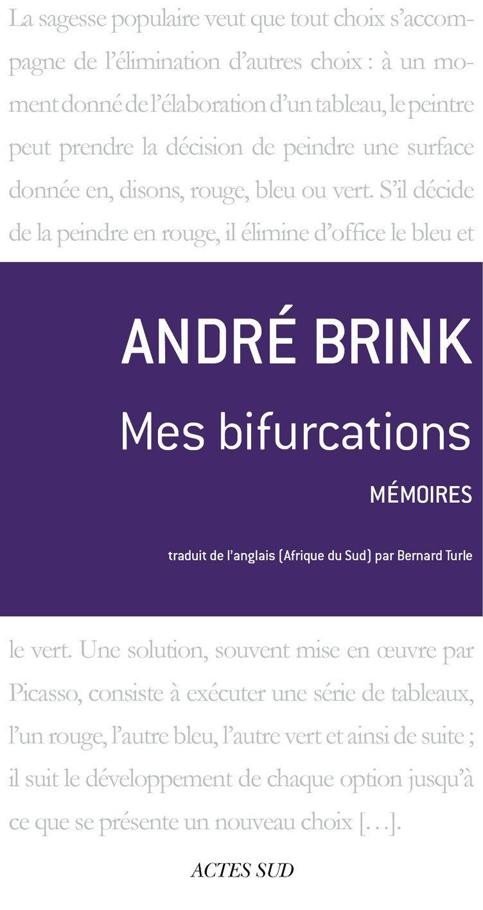 Mes bifurcations : mémoires