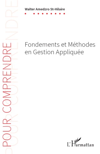 Fondements et méthodes en gestion appliquée