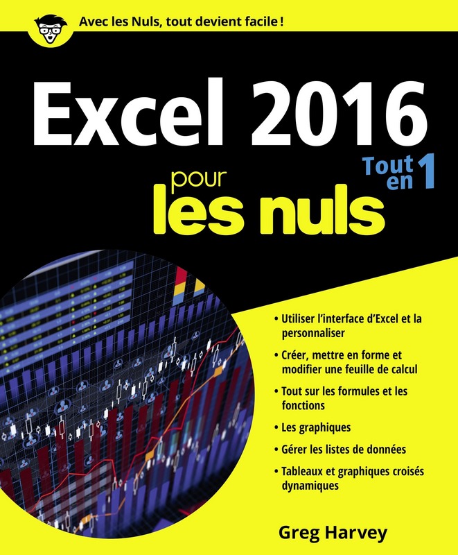 Excel 2016 tout en 1 pour les nuls