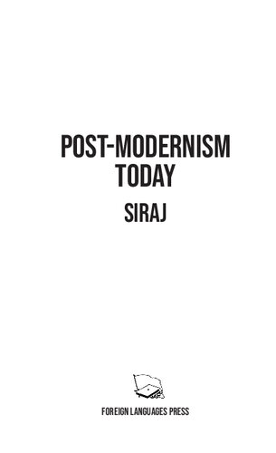 Post-Modernism Today