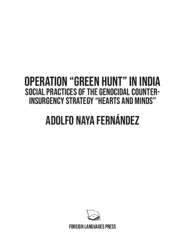 Operation &quot;Green Hunt&quot; in India