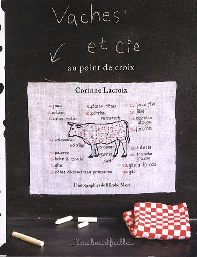 Vaches & Cie au point de croix