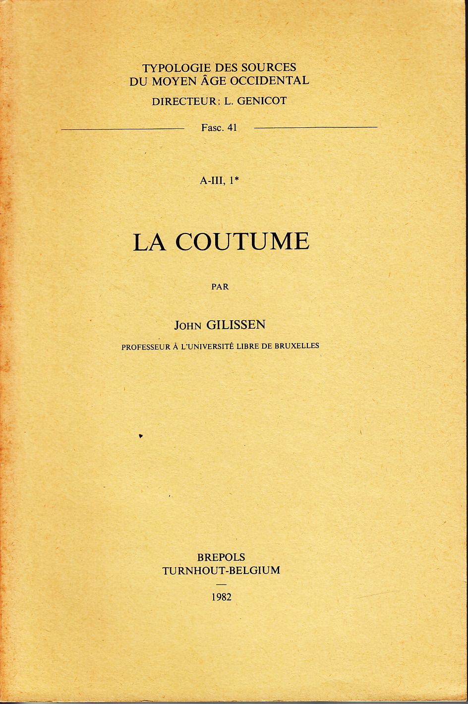 La coutume