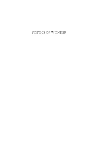 Poetics of Wonder