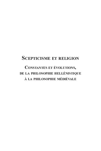 Scepticisme Et Religion