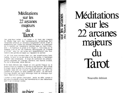 Méditations sur les 22 arcanes majeurs du Tarot