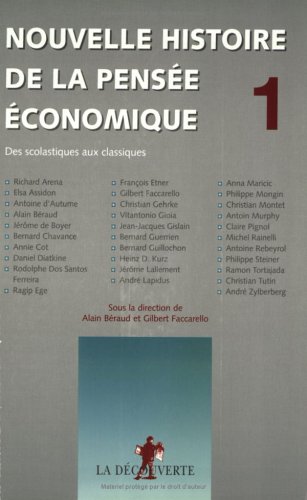 Nouvelle histoire de la pensée économique