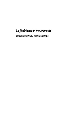 Le féminisme en mouvement