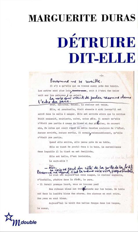 Détruire, dit-elle