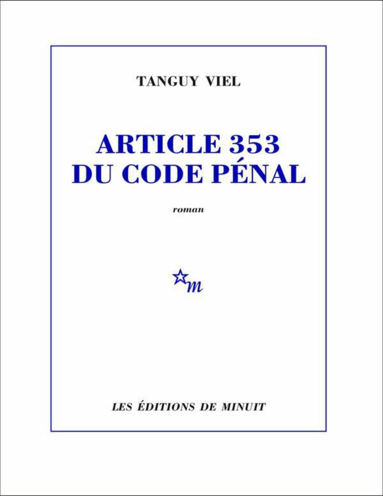 Article 353 du code pénal : [roman]