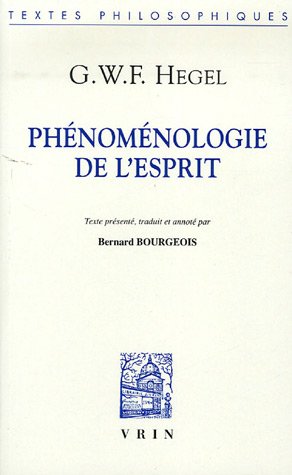 Phénoménologie de L'esprit