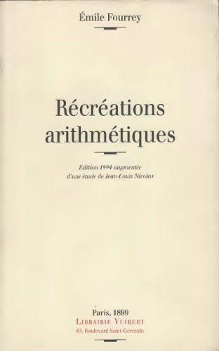 Récréations arithmétiques