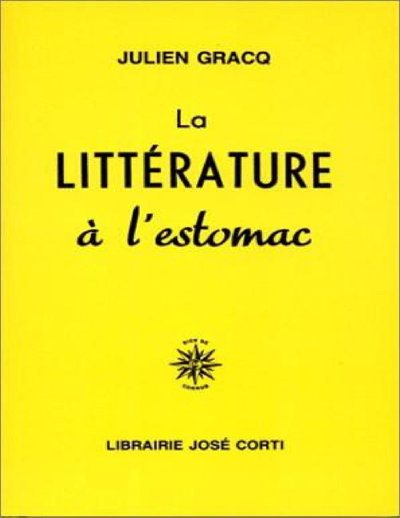 La littérature à l'estomac