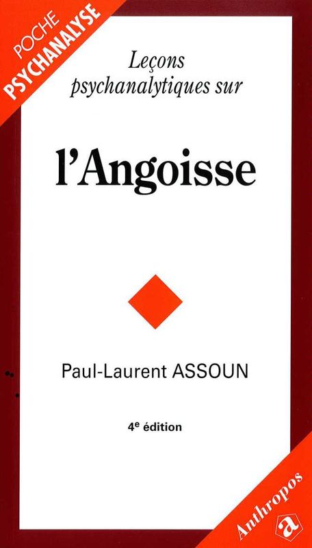 Leçons psychanalytiques sur l'angoisse