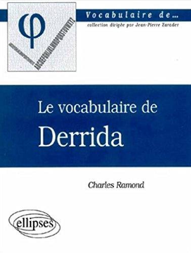 Vocabulaire De Derrida