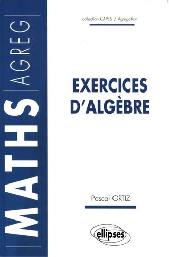 Exercices d'algèbre