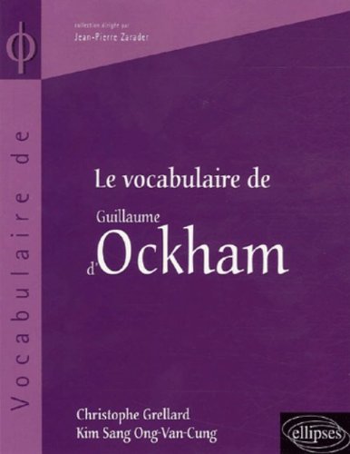 Le vocabulaire de Guillaume d'Ockham