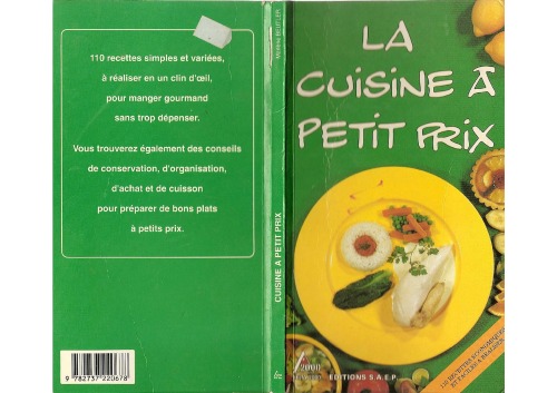 La cuisine à petit prix