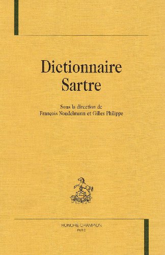 Dictionnaire Sartre