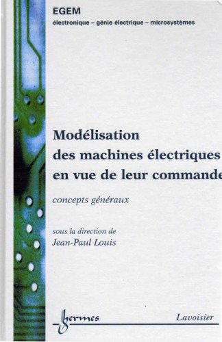 Modélisation des machines électriques en vue de leur commande : concepts généraux