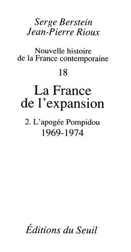 Nouvelle histoire de la France contemporaine