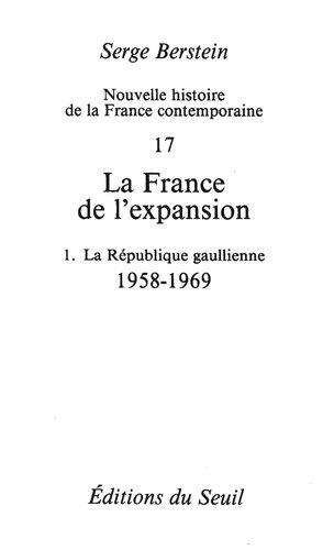 Nouvelle histoire de la France contemporaine